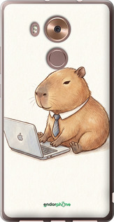 Силиконовый чехол Funny Capybara CEO Working для Huawei Mate 8 - 6777u-269 изображение 