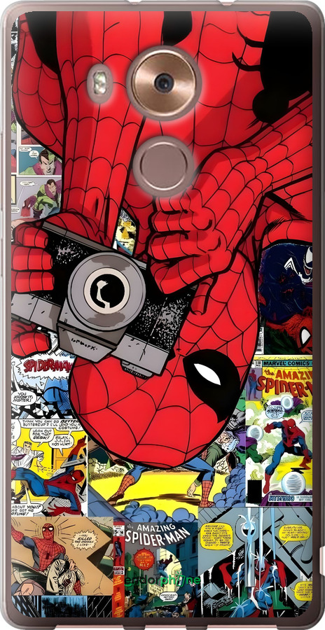 Силиконовый чехол Человек паук 2 для Huawei Mate 8 - 6333u-269 изображение 