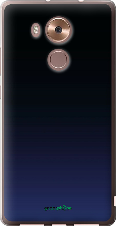 Силіконовий чехол Градієнт у темно-синьому стилі для Huawei Mate 8 - 6542u-269 изображение 