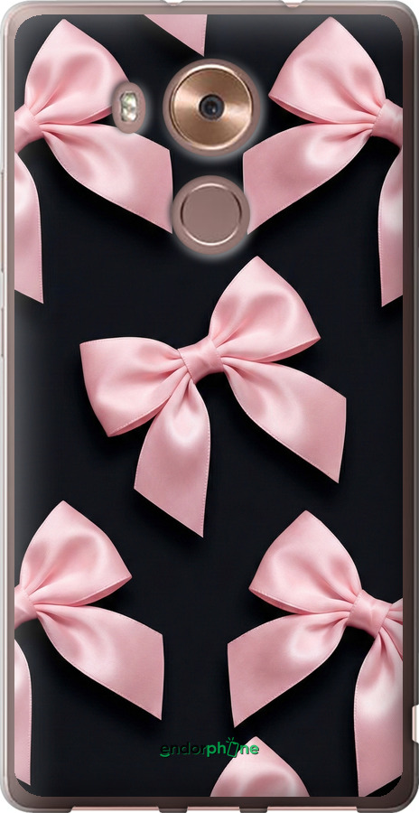 Силиконовый чехол Coquette Ribbons Dark Coquette для Huawei Mate 8 - 6767u-269 изображение 