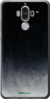 Силіконовий чехол Голубые облака, Голубая луна для Huawei Mate 9 - 6396u-425 изображение 