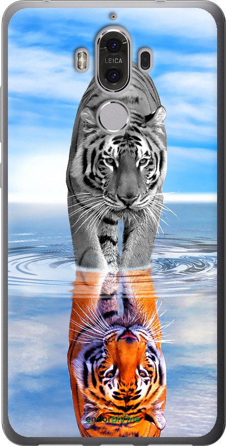 Силіконовий чехол Тигр для Huawei Mate 9 - 6016u-425 изображение 