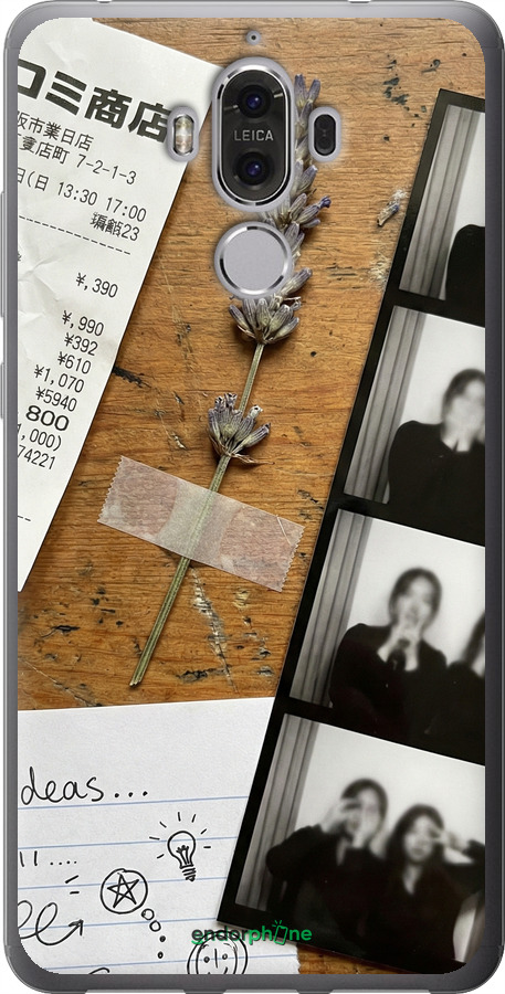Силиконовый чехол Aesthetic Scrapbook Collage для Huawei Mate 9 - 6773u-425 изображение 