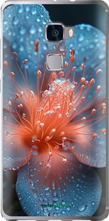 Силиконовый чехол Роса на цветке для Huawei Mate S - 6039u-490 изображение 