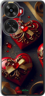 Силиконовый чехол Сердечки v4 для Huawei nova 12 SE /  nova 11 SE - 5834u-3730 изображение 