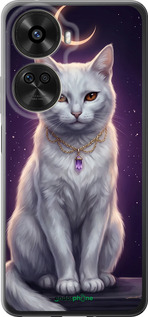 Силиконовый чехол Mystic White Cat Gothic Dark Purple Gold для Huawei nova 12 SE /  nova 11 SE - 6805u-3730 изображение 