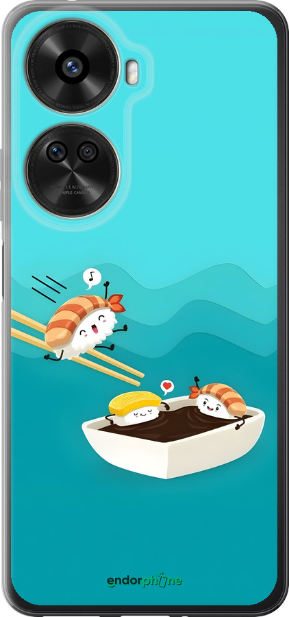 Силиконовый чехол Суши для Huawei nova 12 SE /  nova 11 SE - 6354u-3730 изображение 