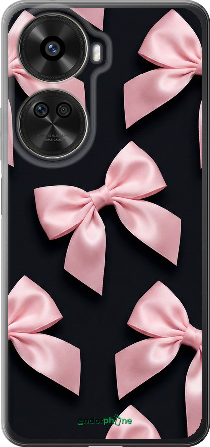 Силіконовий чехол Coquette Ribbons Dark Coquette для Huawei nova 12 SE /  nova 11 SE - 6767u-3730 изображение 