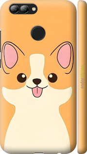 3D пластиковый матовый чехол Милый пес для Huawei Nova 2 - 6296m-1021 изображение 