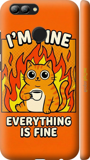 3D пластиковый матовый чехол 'Funny Cat' для Huawei Nova 2 изображение 5