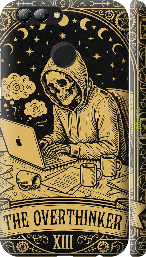 3D пластиковый матовый чехол The Overthinker для Huawei Nova 2 - 6774m-1021 изображение 