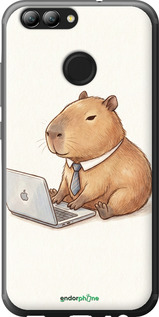 Силиконовый чехол Funny Capybara CEO Working для Huawei Nova 2 - 6777u-1021 изображение 