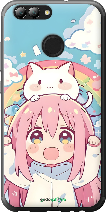 2D пластиковый чехол Девочка аниме радуга для Huawei Nova 2 - 6304t-1021 изображение 