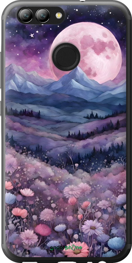 2D пластиковий чехол Ніч місяць арт для Huawei Nova 2 - 6319t-1021 изображение 