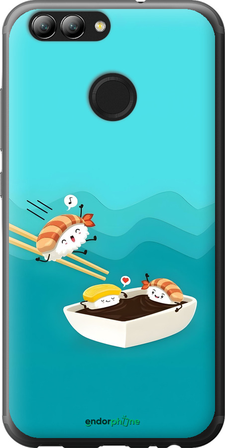 Силіконовий чехол Суші для Huawei Nova 2 - 6354u-1021 изображение 