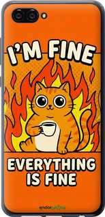 Силиконовый чехол Funny Cat для Huawei Nova 2S - 6786u-1388 изображение 