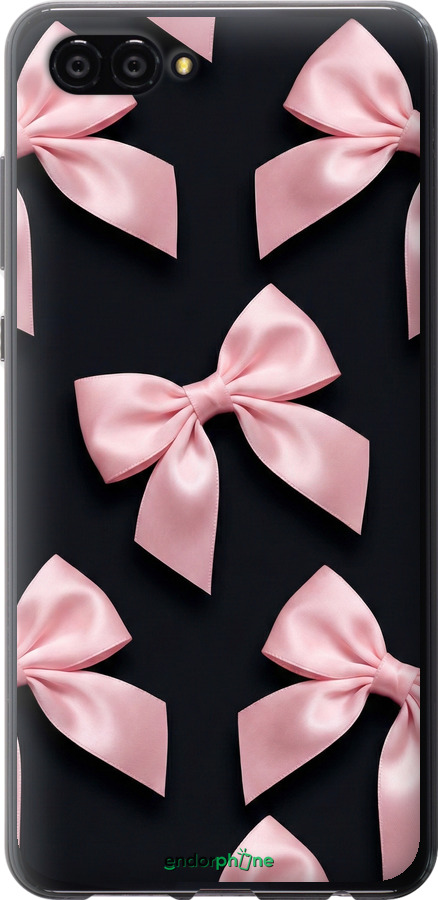 Силіконовий чехол Coquette Ribbons Dark Coquette для Huawei Nova 2S - 6767u-1388 изображение 