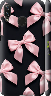 3D пластиковый матовый чехол 'Coquette Ribbons Dark Coquette' для Huawei Nova 3 изображение 1