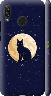 3D пластиковий матовий чехол Cute Cat Celestial/Witchy для Huawei Nova 3 - 6787m-1535 изображение 