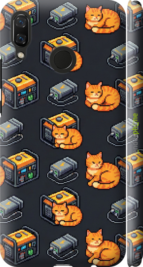 3D пластиковый матовый чехол Autonomous Zone для Huawei Nova 3 - 6771m-1535 изображение 