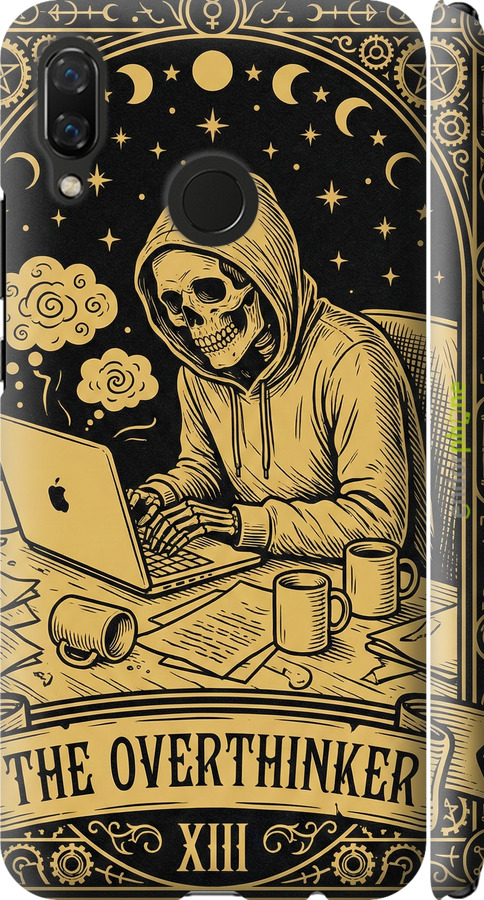 3D пластиковый матовый чехол The Overthinker для Huawei Nova 3 - 6774m-1535 изображение 