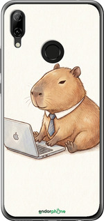 Силіконовий чехол Funny Capybara CEO Working для Huawei Nova 3 - 6777u-1535 изображение 