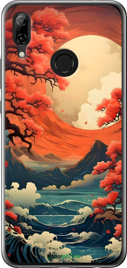 Силиконовый чехол Природа японии для Huawei Nova 3 - 6327u-1535 изображение 