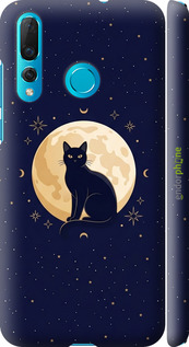 3D пластиковый матовый чехол 'Cute Cat Celestial/Witchy' для Huawei Nova 4 изображение 5
