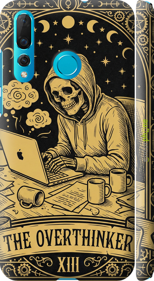 3D пластиковый матовый чехол The Overthinker для Huawei Nova 4 - 6774m-1632 изображение 