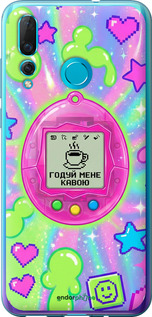 Силиконовый чехол Y2K Aesthetic Retro Pet: Годуй мене кавою для Huawei Nova 4 - 6784u-1632 изображение 