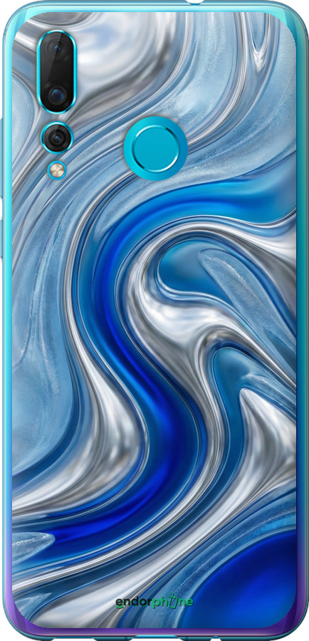 Силиконовый чехол Liquid Chrome для Huawei Nova 4 - 6781u-1632 изображение 
