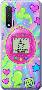 Силіконовий чохол 'Y2K Aesthetic Retro Pet: Годуй мене кавою' для Huawei Nova 6 зображення 3