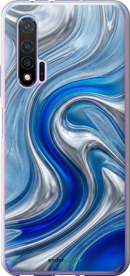 Силиконовый чехол Liquid Chrome для Huawei Nova 6 - 6781u-1821 изображение 
