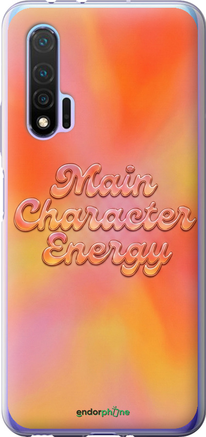 Силіконовий чехол Aura Gradient Main Character Energy Aesthetic Y2K для Huawei Nova 6 - 6783u-1821 изображение 