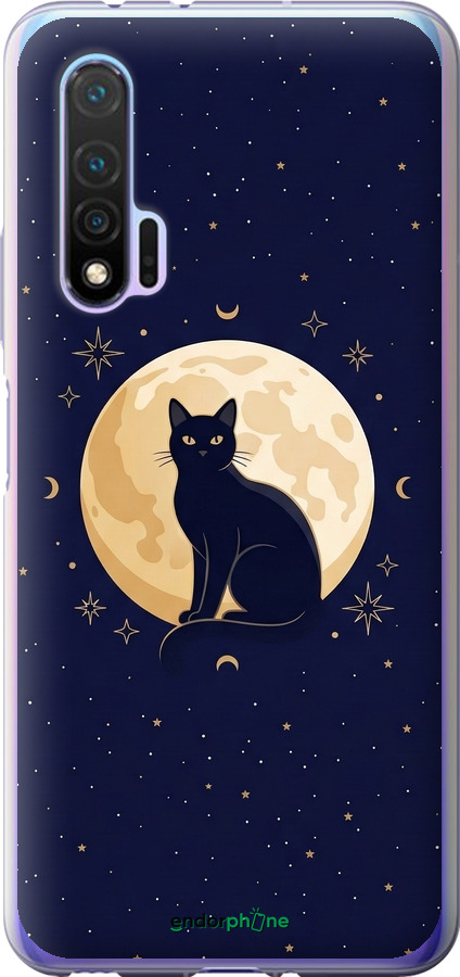 Силиконовый чехол Cute Cat Celestial/Witchy для Huawei Nova 6 - 6787u-1821 изображение 