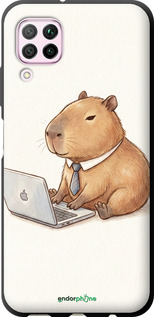 TPU чехол Funny Capybara CEO Working для Huawei Nova 6SE - 6777b-1823 изображение 