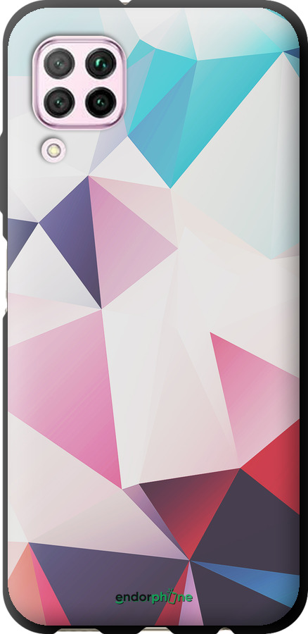 TPU чехол Геометрія 3 для Huawei P40 Lite - 4415b-1887 изображение 