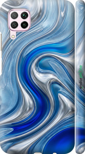 3D пластиковый матовый чехол Liquid Chrome для Huawei Nova 6SE - 6781m-1823 изображение 