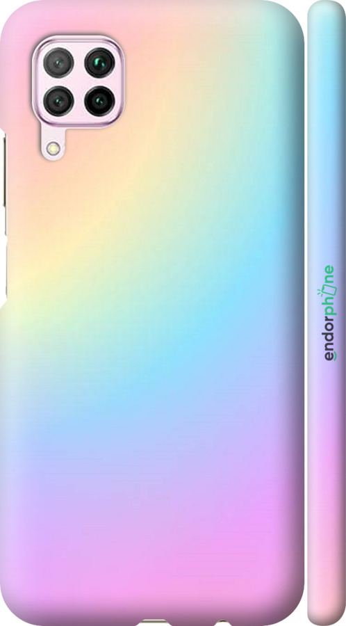 

3D пластиковий матовий чохол "Веселка 2" для Huawei Nova 6SE, Рожевий