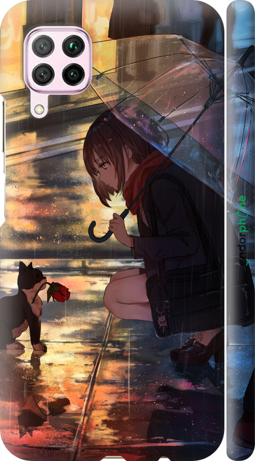 3D пластиковий матовий чехол Anime для Huawei P40 Lite - 6609m-1887 изображение 