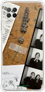 Силикон с усиленными углами чехол Aesthetic Scrapbook Collage для Huawei P40 Lite - 6773sp-1887 изображение 