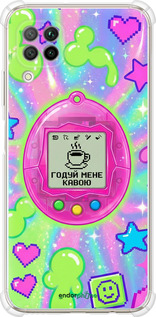 Силикон с усиленными углами чехол Y2K Aesthetic Retro Pet: Годуй мене кавою для Huawei P40 Lite - 6784sp-1887 изображение 