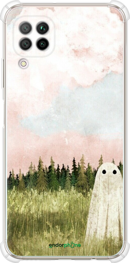 Силикон с усиленными углами чехол Привидение для Huawei P40 Lite - 6401sp-1887 изображение 