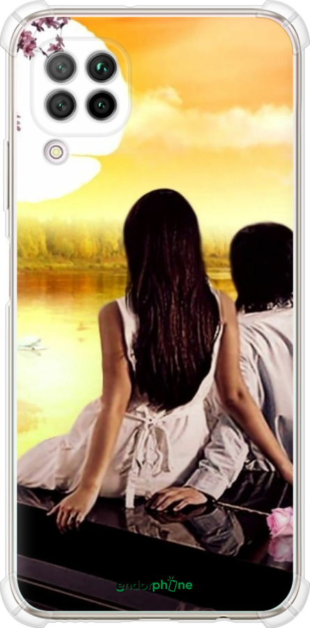 Силіконовий протиударний с посиленими кутами чехол Sunset для Huawei P40 Lite - 6607sp-1887 изображение 
