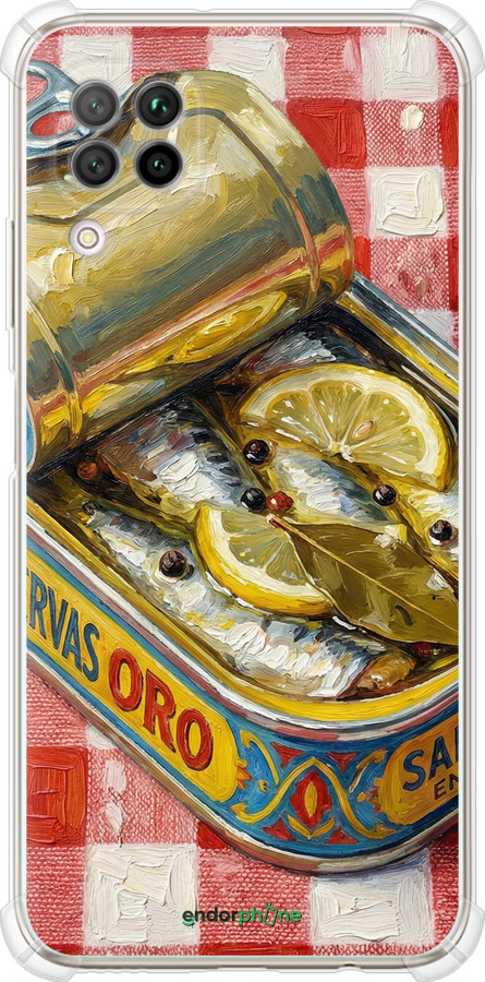 Силикон с усиленными углами чехол Vintage Sardine Tin Phone для Huawei Nova 6SE - 6772sp-1823 изображение 