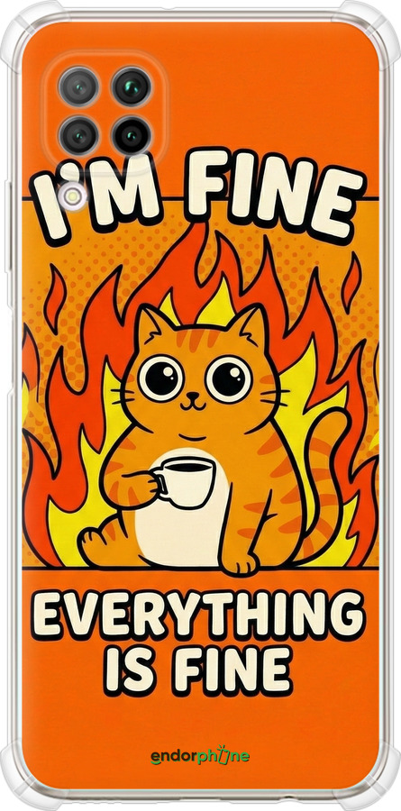 Силіконовий протиударний с посиленими кутами чехол Funny Cat для Huawei Nova 6SE - 6786sp-1823 изображение 