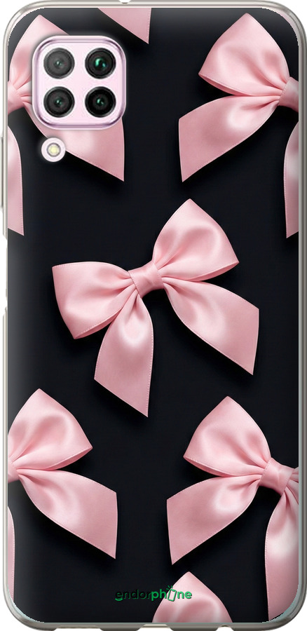 2D пластиковый чехол Coquette Ribbons Dark Coquette для Huawei P40 Lite - 6767t-1887 изображение 