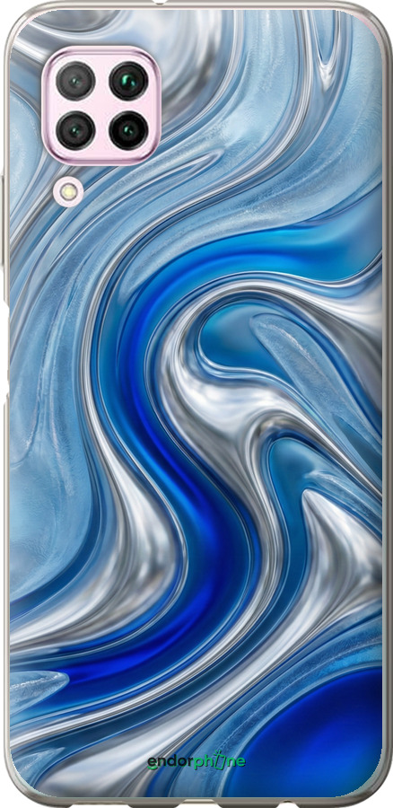 2D пластиковий чехол Liquid Chrome для Huawei Nova 6SE - 6781t-1823 изображение 