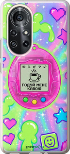 Силиконовый чехол 'Y2K Aesthetic Retro Pet: Годуй мене кавою' для Huawei Nova 8 Pro изображение 3