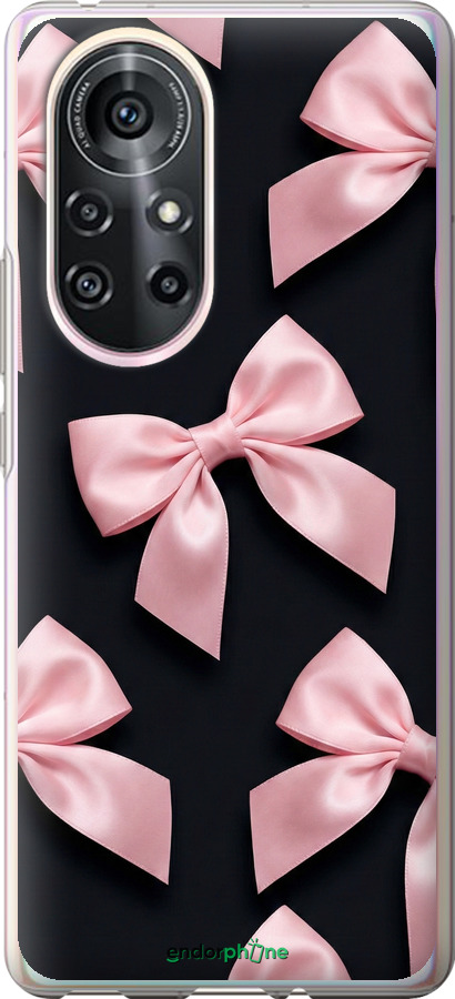 Силиконовый чехол Coquette Ribbons Dark Coquette для Huawei Nova 8 Pro - 6767u-2246 изображение 